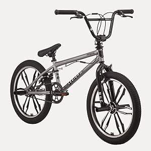 Mongoose Legion Kids Freestyle Sidewalk BMX Bike, Beginner Riders, 16-20-inch Wheels, Hi-Ten Steel Frame, Micro Drive BMX Gearing